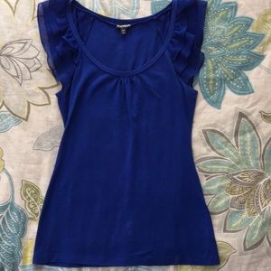 Express Ruffle Sleeve Top